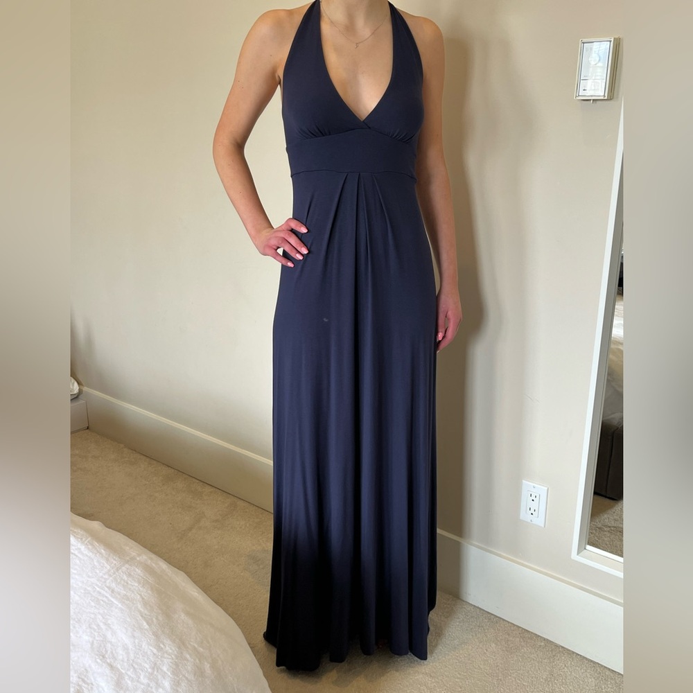 Heidi Klein Navy Blue Maxi Dress